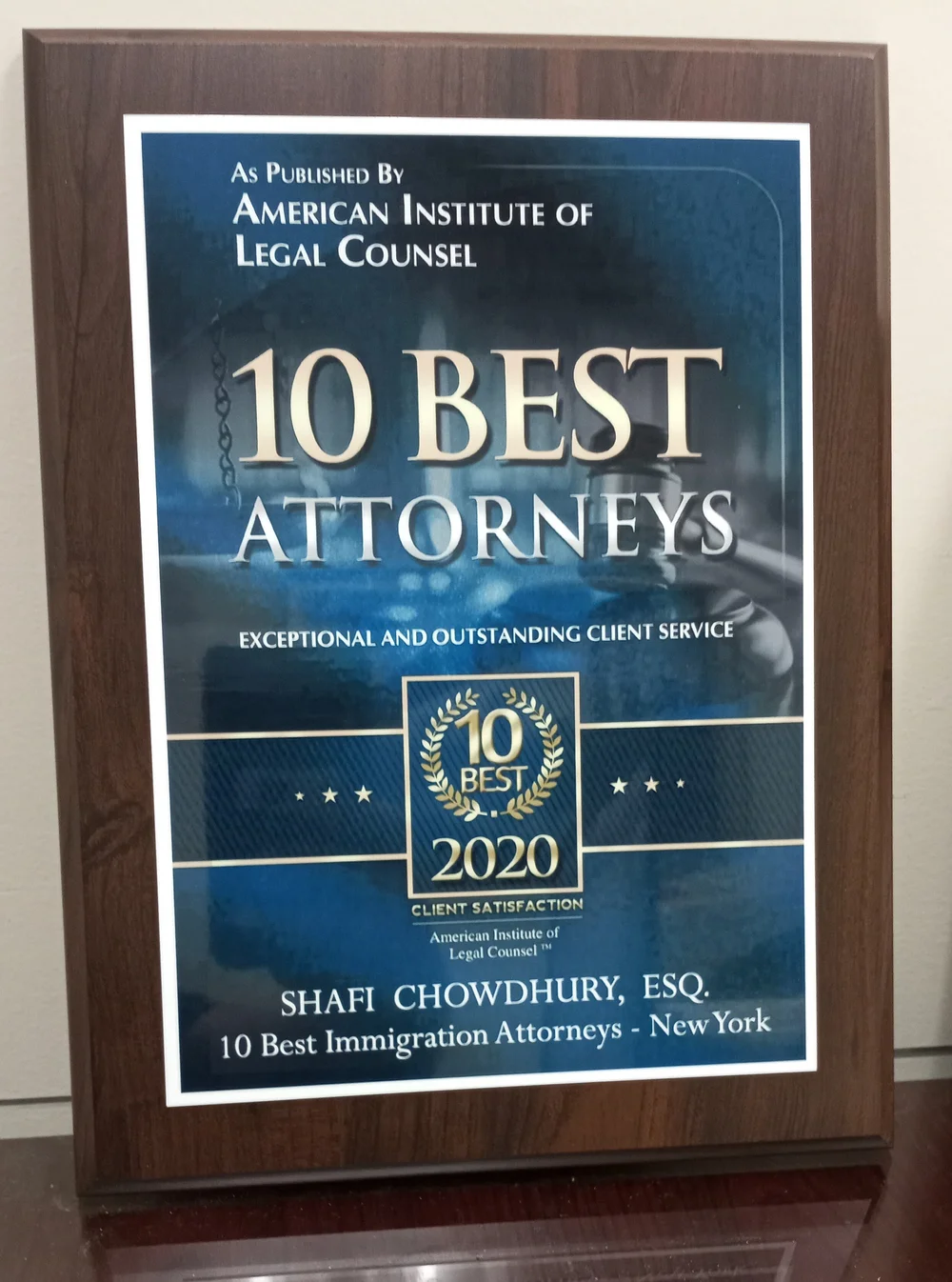 10 Best Attorneys Award 2020